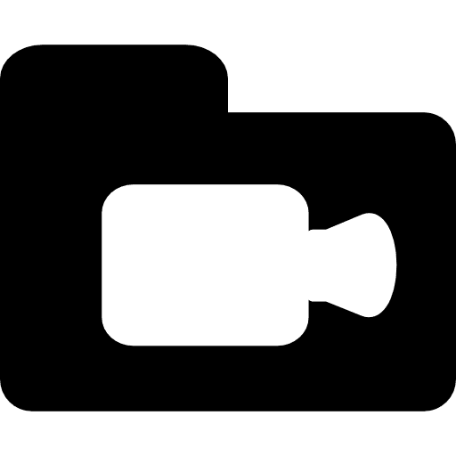 Video folder video player movie cinema icon