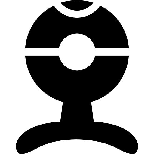 Webcam tool computing computer icon