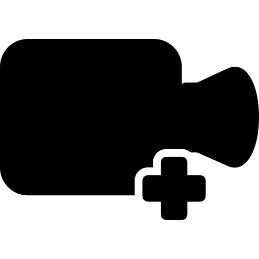 Add video movie interface play video icon