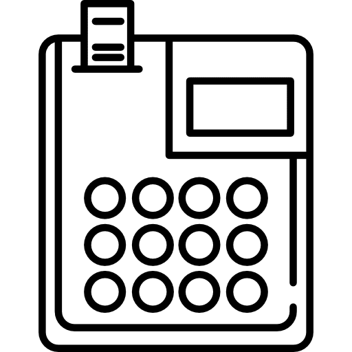 Book label maker library tag machine icon