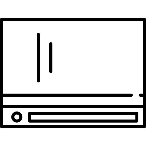 Horizontal thin book studying reading reader icon