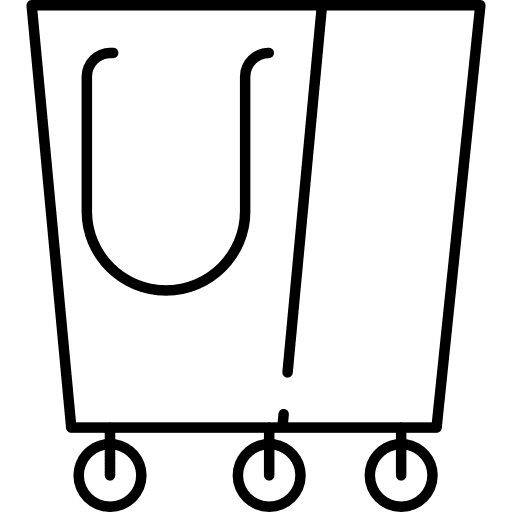 Return cart libraries school material books icon