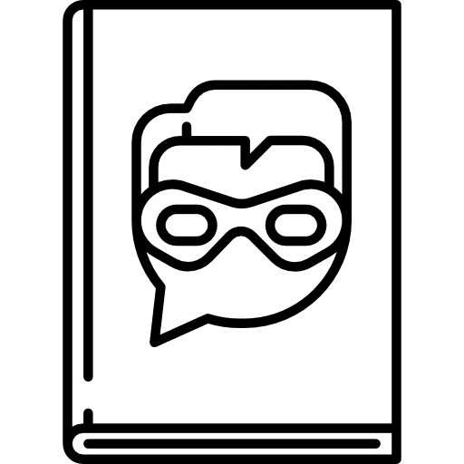 Superheroes comic book reading reader superhero icon