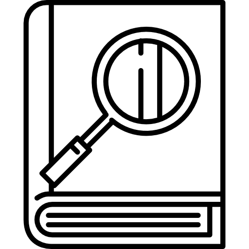 Book search searching books search engine icon