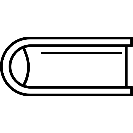 Bottom of book library education books icon