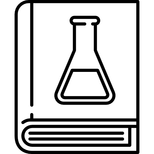 Chemistry book education reading science icon