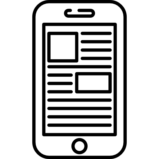 Ereader with ebook study reading library icon