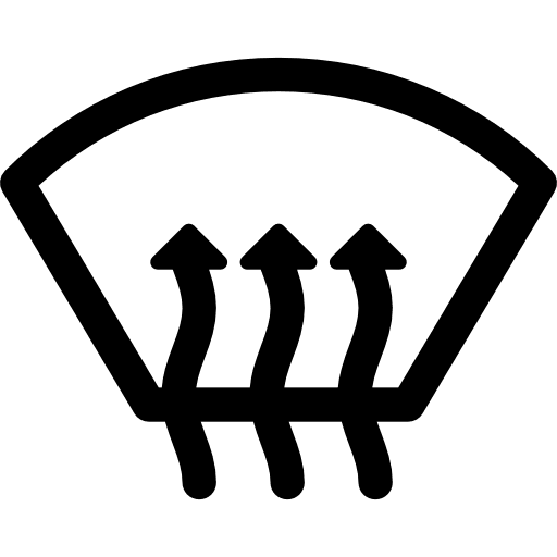 Air conditioner climatization signs temperature icon