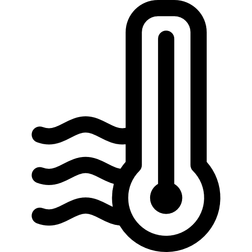 Thermometer fahrenheit degrees tools and utensils icon