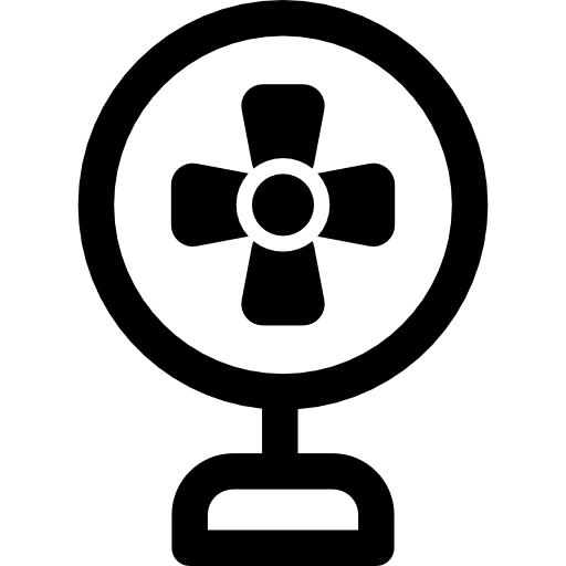 Fan tools and utensils technology ventilator icon