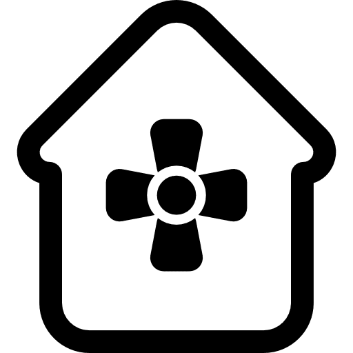 House renewable house ventilation icon