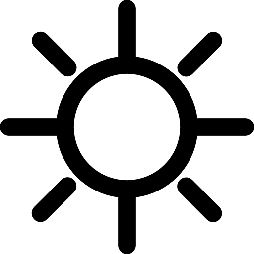 Sun sunny sunshine summer icon