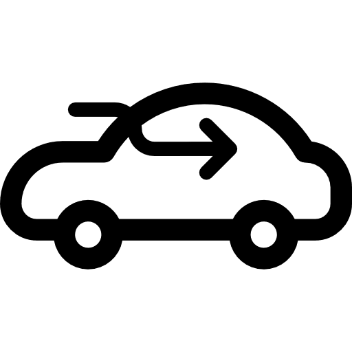 Car transport temperature automobile icon