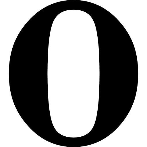 Opera social media logo logotype icon Opera social media logo logotype icon