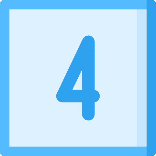 Four maths four figures icon