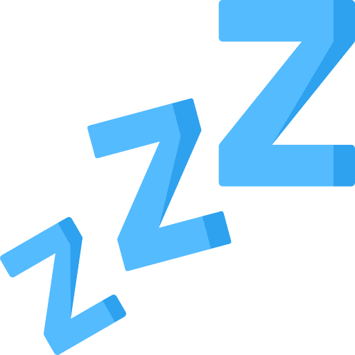Zzz zzz relax rest icon