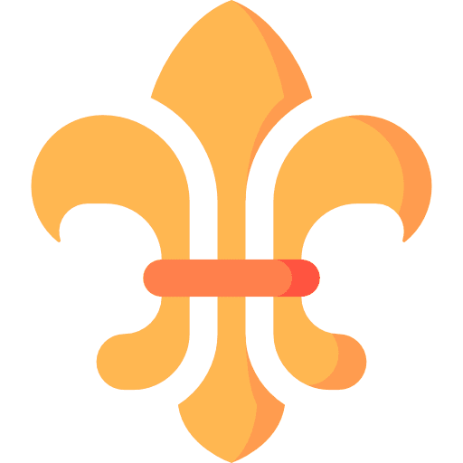 Fleur de lis lis flower heraldic icon
