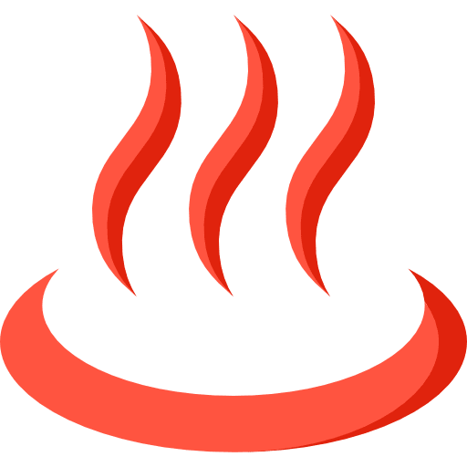 Hot spring hot spring hot icon