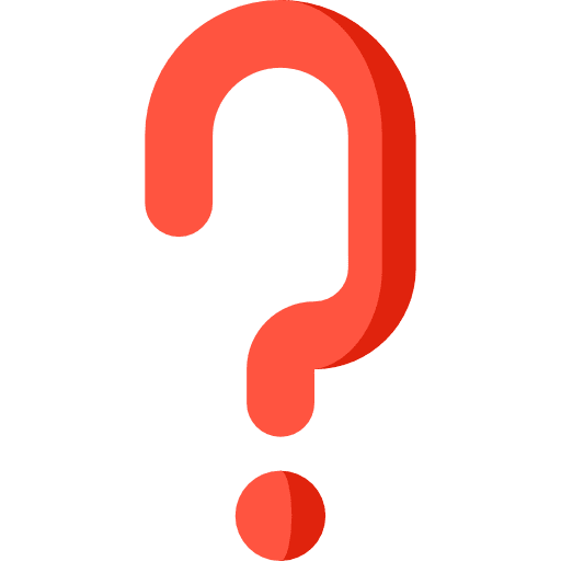 Question shapes and symbols round question icon