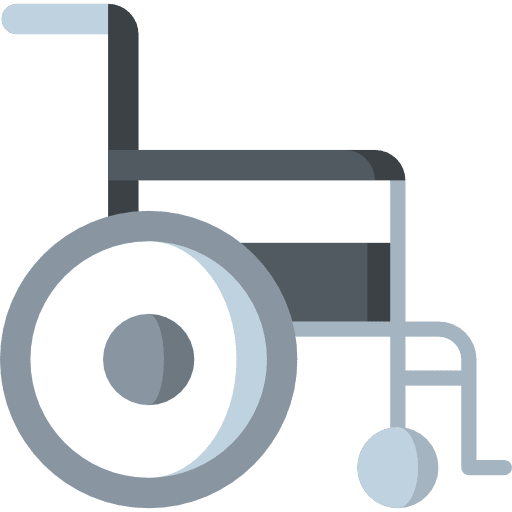 Wheelchair shapes and symbols wheelchair handicap icon