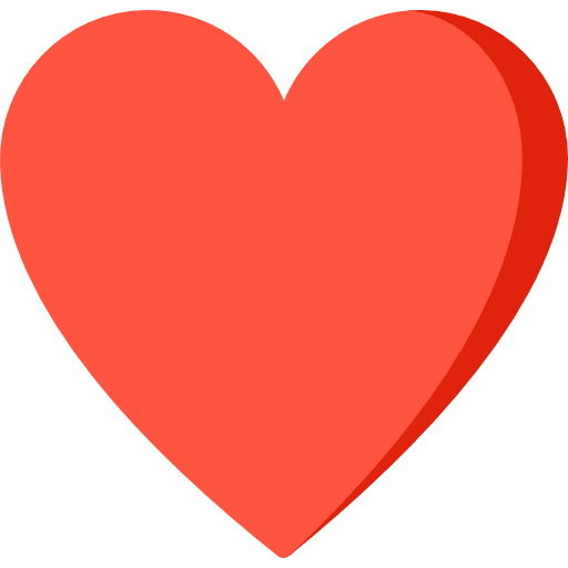 Heart like heart peace icon