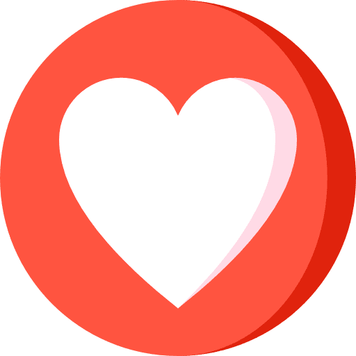 Heart loving like lover icon