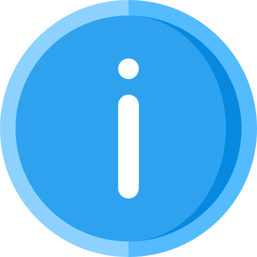 Information sign circle circular icon