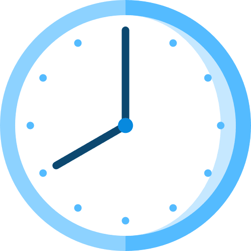 Wall clock watch time and date wall clock icon