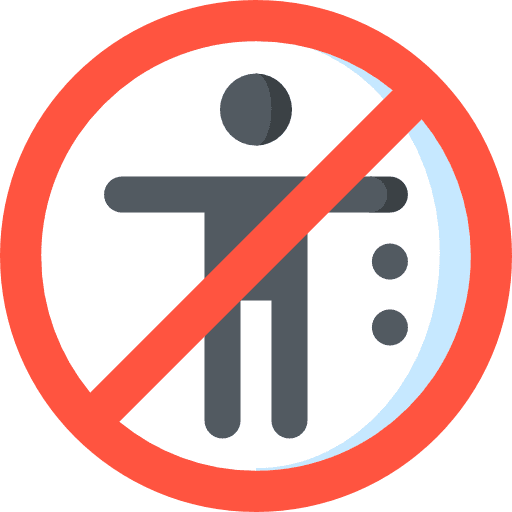 Litter bin rubbish signs icon