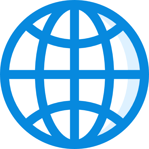 Worldwide multimedia earth globe shapes and symbols icon