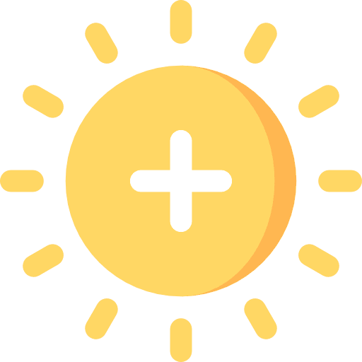 Brightness brightness shapes and symbols control icon