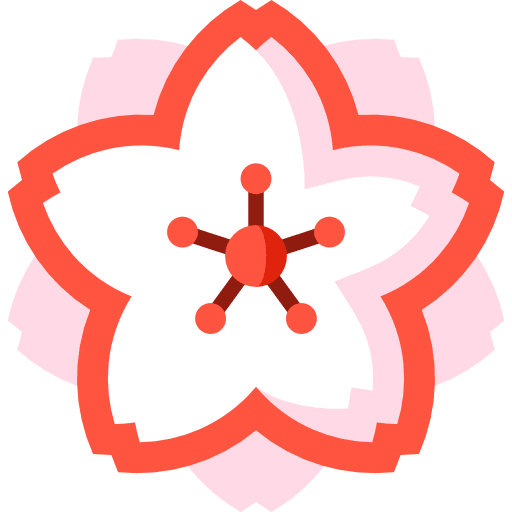 Flower petals flower nature icon