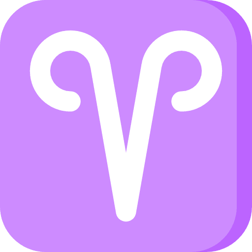 Aries signs aries constellation icon