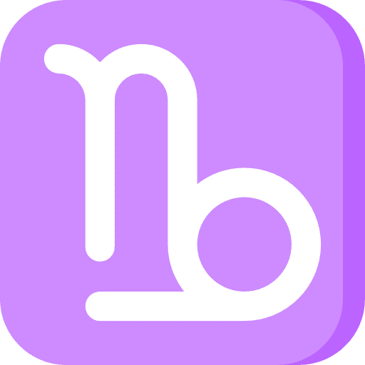 Capricorn zodiac horoscope esoteric icon