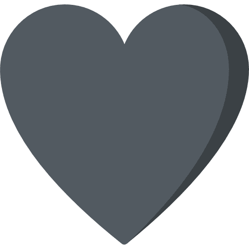 Heart like interface peace icon