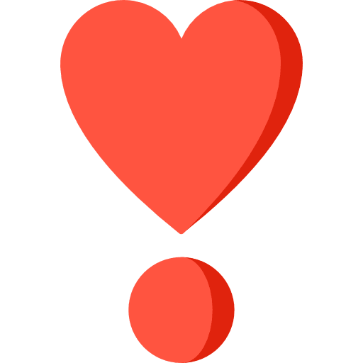 Heart like lover peace icon