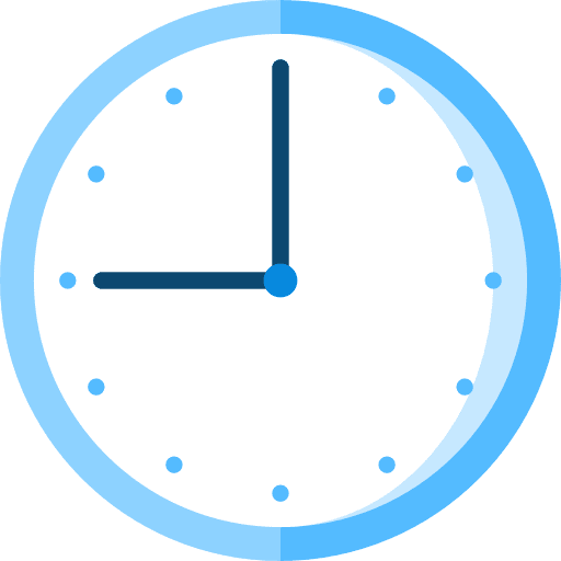 Wall clock time circular clock clocks icon