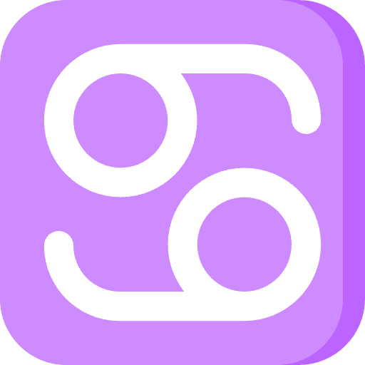 Cancer signs esoteric astrology icon