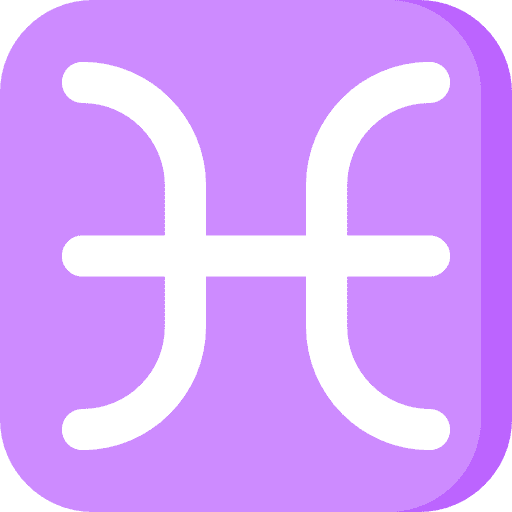 Pisces esoteric pisces zodiac icon