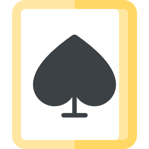 Spades gambling poker bet icon