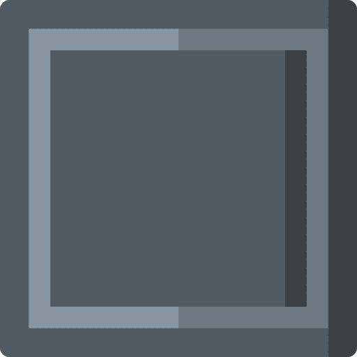 Square unchecked checking shapes and symbols icon