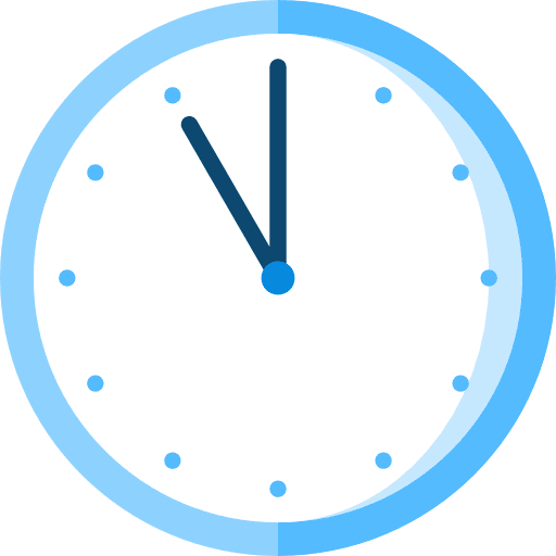 Wall clock watch circular clock clocks icon