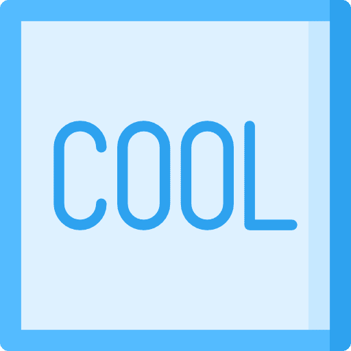 Cool character shapes cool icon