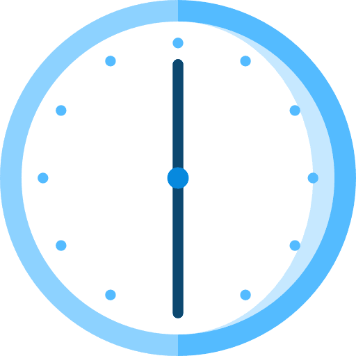 Wall clock watch clocks time and date icon