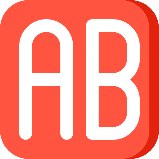 Abecedary letters signs interface icon