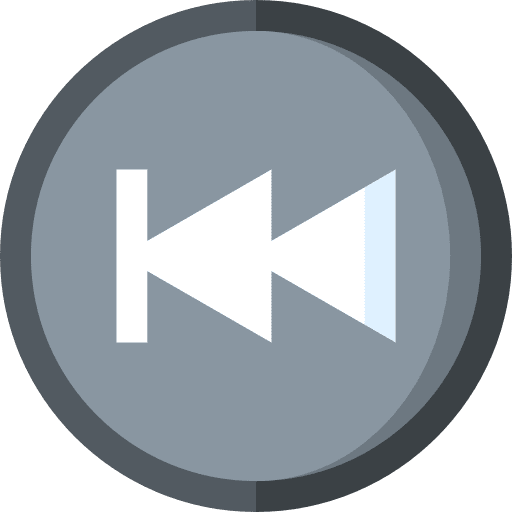 Back shapes and symbols previous back icon