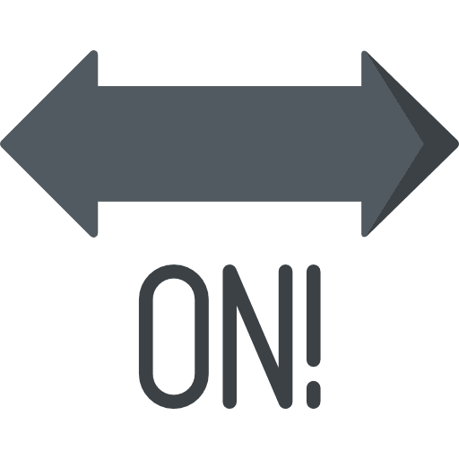 Double arrow interface resizing resize option icon