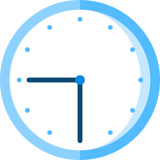 Wall clock watch clocks time and date icon