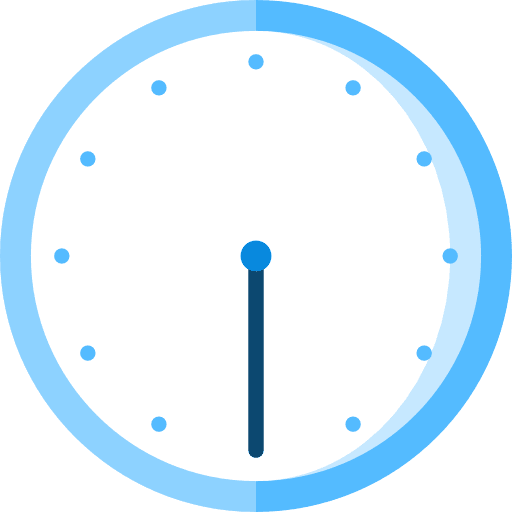 Wall clock watch circular clock wall clock icon