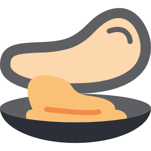 Mussel food and restaurant animals sea food icon